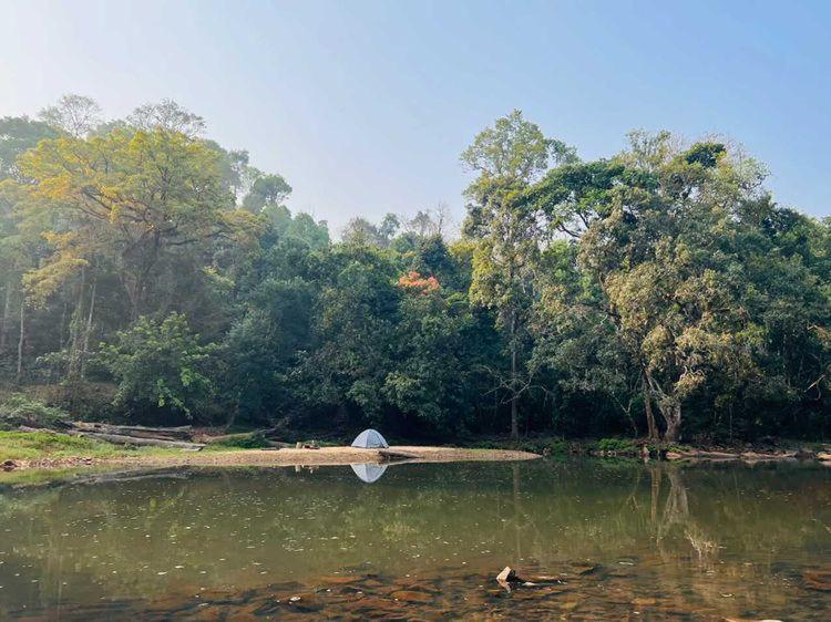 Coorg River Rock Camping Madikeri Eksteriør bilde